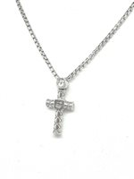 Necklace Alessandro Testi Man in Silver Zirconia TMSKCC11 - TMSKCC11